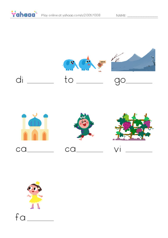 RAZ Vocabulary S: France PDF worksheet to fill in words gaps