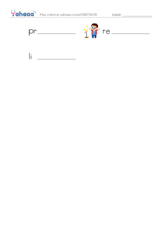 RAZ Vocabulary S: Frederick Douglass Forever Free2 PDF worksheet writing row