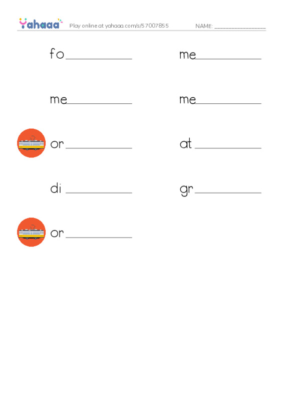 RAZ Vocabulary S: Our Solar System PDF worksheet writing row