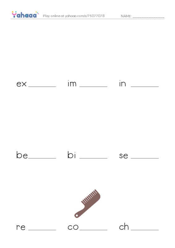 RAZ Vocabulary S: The Hidden Room PDF worksheet to fill in words gaps