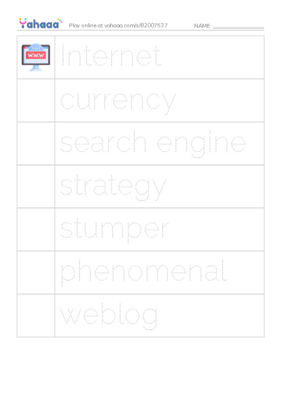 RAZ Vocabulary S: The International TShirt Contest PDF one column image words