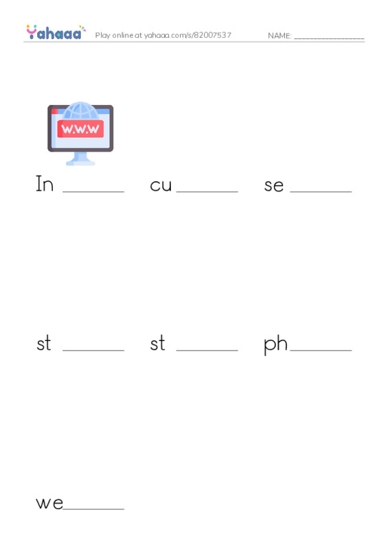 RAZ Vocabulary S: The International TShirt Contest PDF worksheet to fill in words gaps
