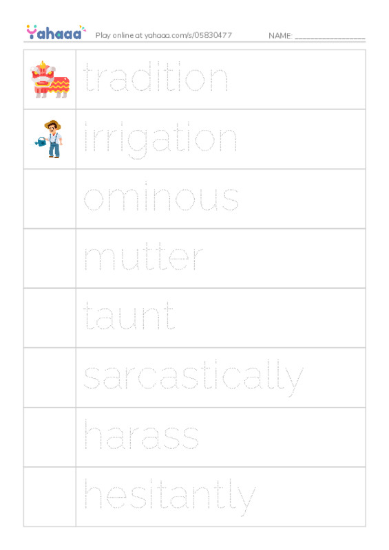 RAZ Vocabulary S: Wheeling the Snake PDF one column image words