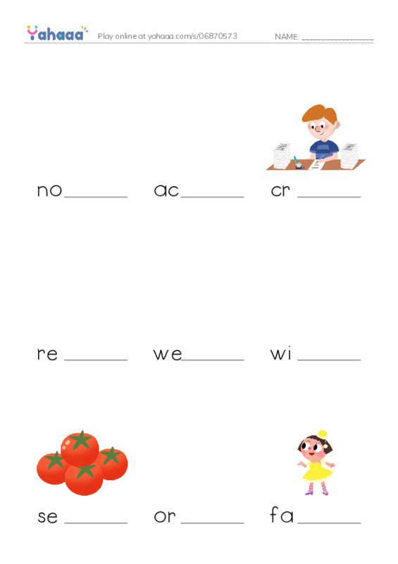 RAZ Vocabulary S: Wild and Wacky World of Wigs PDF worksheet to fill in words gaps