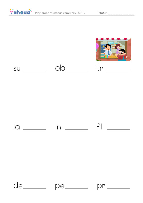 RAZ Vocabulary T: Aladdin and the Wonderful Lamp PDF worksheet to fill in words gaps