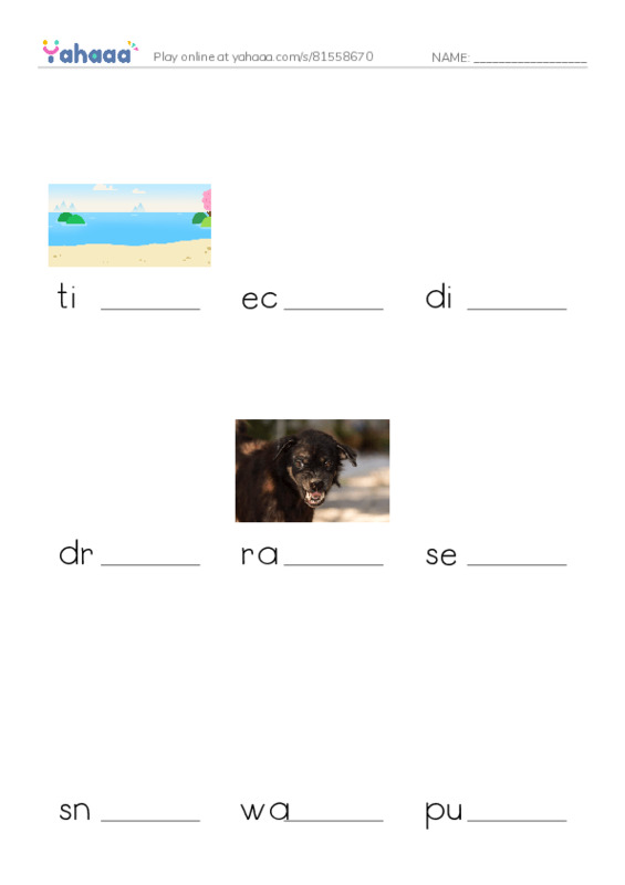 RAZ Vocabulary T: Bats in the Attic PDF worksheet to fill in words gaps