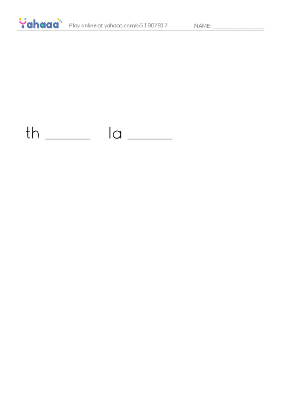 RAZ Vocabulary T: Carlos Puzzle2 PDF worksheet to fill in words gaps