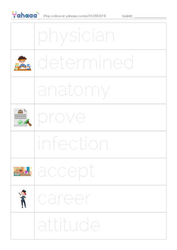 RAZ Vocabulary T: Elizabeth Blackwell Americas FIrst Woman Doctor PDF one column image words