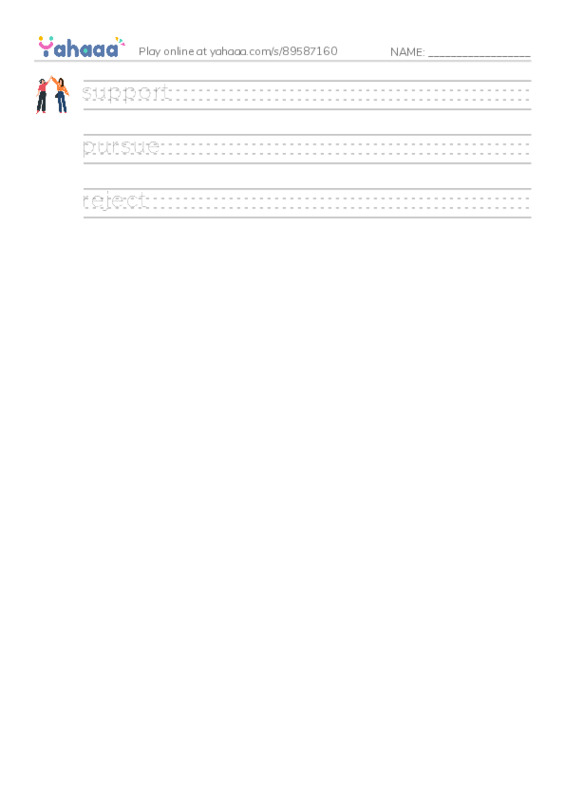 RAZ Vocabulary T: Elizabeth Blackwell Americas FIrst Woman Doctor2 PDF write between the lines worksheet