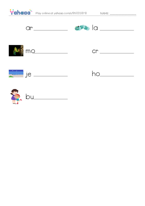 RAZ Vocabulary T: Horseshoes Arent Just for Good Luck PDF worksheet writing row