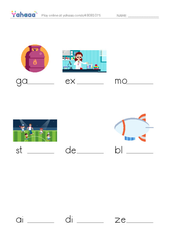 RAZ Vocabulary T: Lighter Than Air PDF worksheet to fill in words gaps