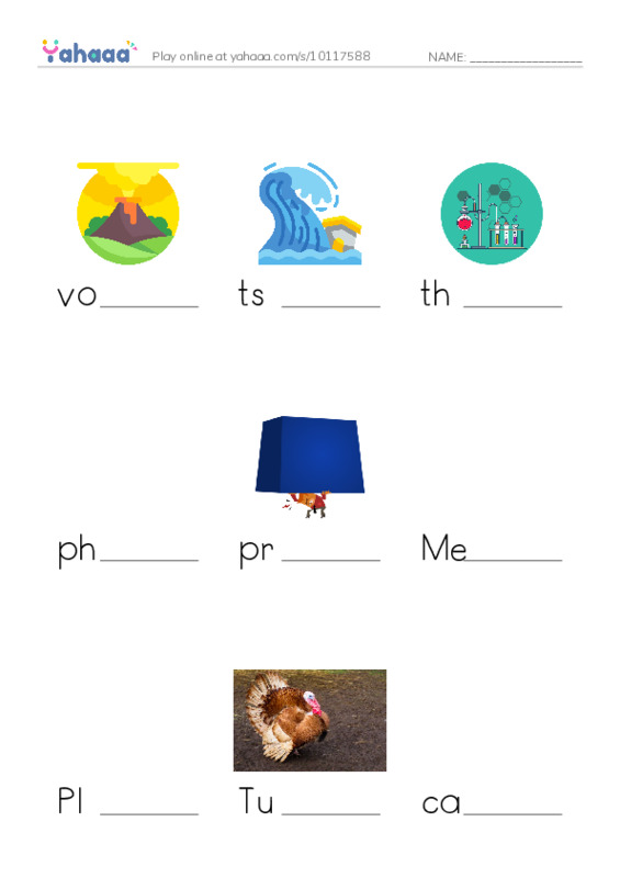 RAZ Vocabulary T: Mysteries of the Lost Civilization2 PDF worksheet to fill in words gaps