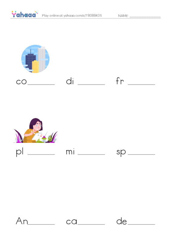 RAZ Vocabulary T: Remembering the Alamo PDF worksheet to fill in words gaps