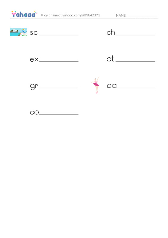 RAZ Vocabulary T: Ricardos Dilemma PDF worksheet writing row