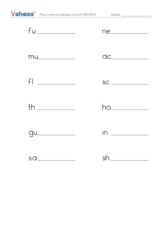 RAZ Vocabulary T: Running for Freedom PDF worksheet writing row