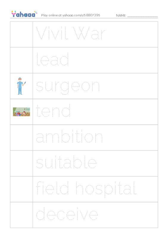 RAZ Vocabulary T: Sallys Secret Ambition PDF one column image words