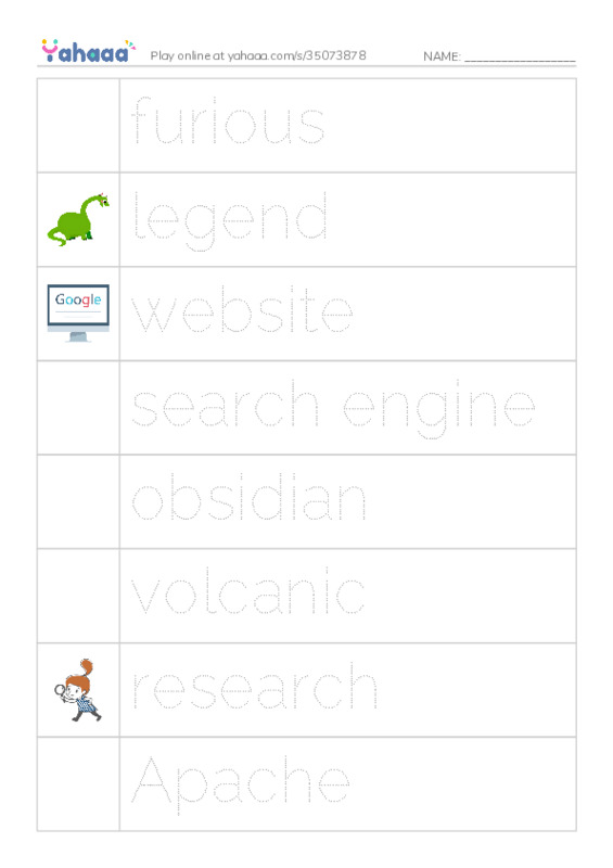 RAZ Vocabulary T: The Black Stones PDF one column image words