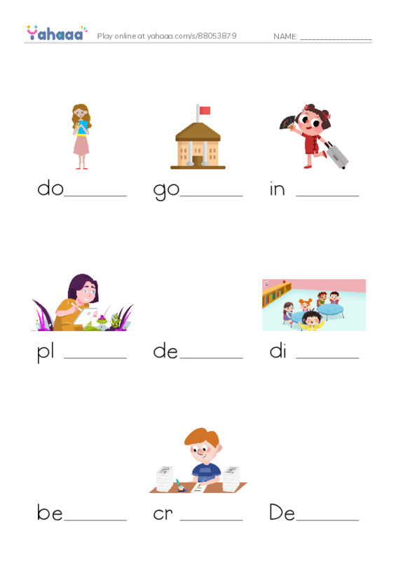 RAZ Vocabulary T: Thomas Jefferson PDF worksheet to fill in words gaps