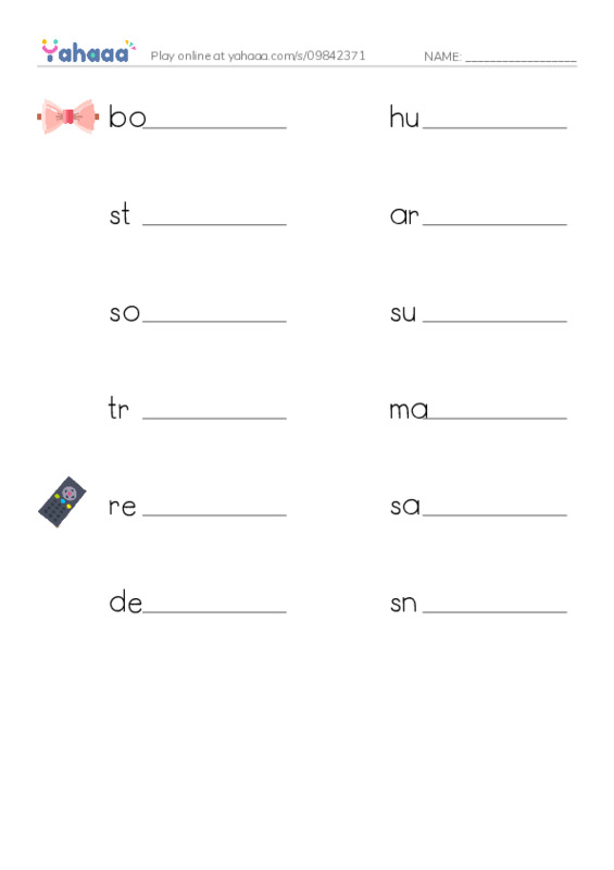RAZ Vocabulary T: Titanic Treasure PDF worksheet writing row
