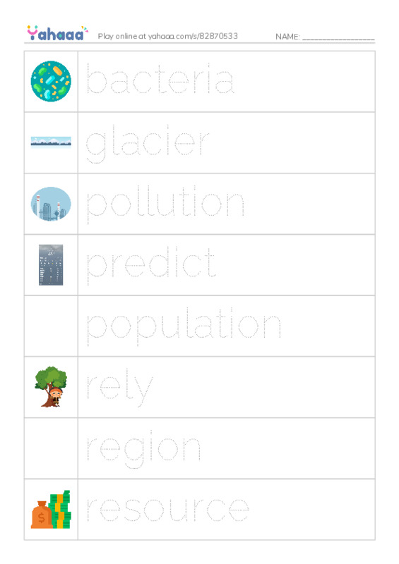 RAZ Vocabulary T: What is Water Worth PDF one column image words