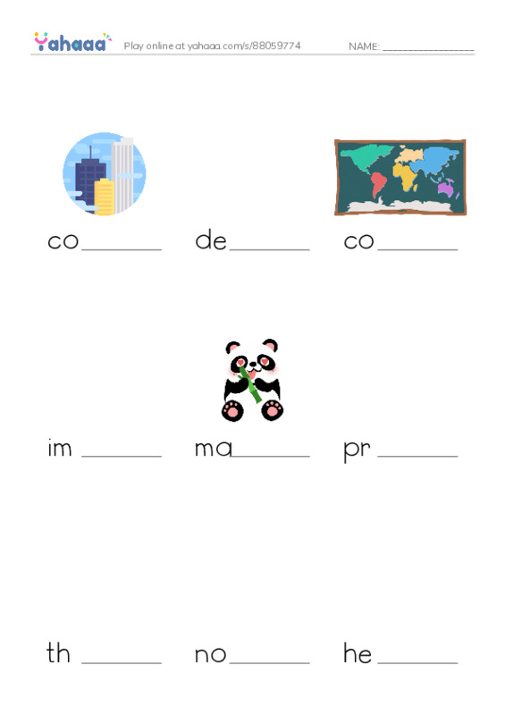 RAZ Vocabulary U: Australia PDF worksheet to fill in words gaps