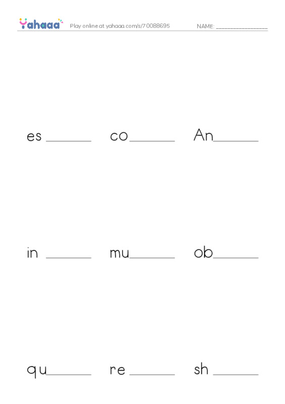 RAZ Vocabulary U: Dont Wake the Mummy PDF worksheet to fill in words gaps
