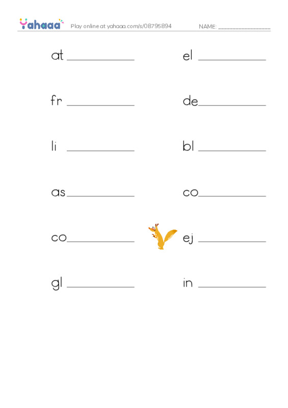 RAZ Vocabulary U: Hubble An OutofThisWorld Telescope PDF worksheet writing row
