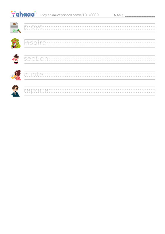 RAZ Vocabulary U: Nonis Newspaper2 PDF write between the lines worksheet
