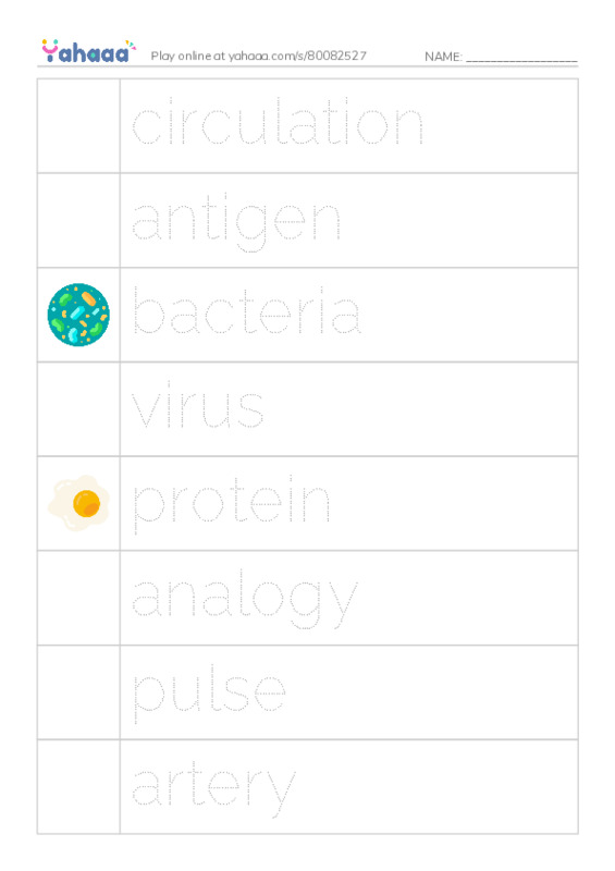 RAZ Vocabulary V: Book of Blood PDF one column image words
