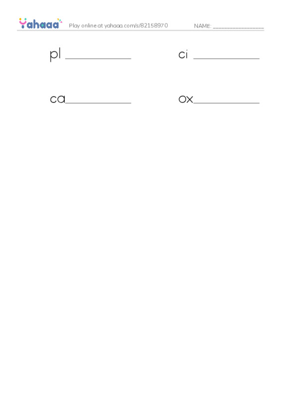 RAZ Vocabulary V: Book of Blood2 PDF worksheet writing row