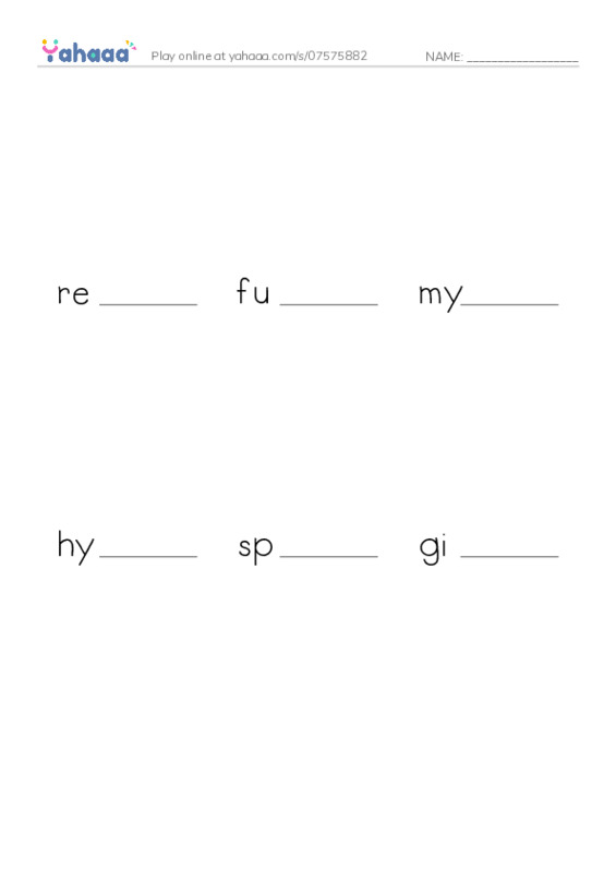 RAZ Vocabulary V: Fungus Among Us2 PDF worksheet to fill in words gaps