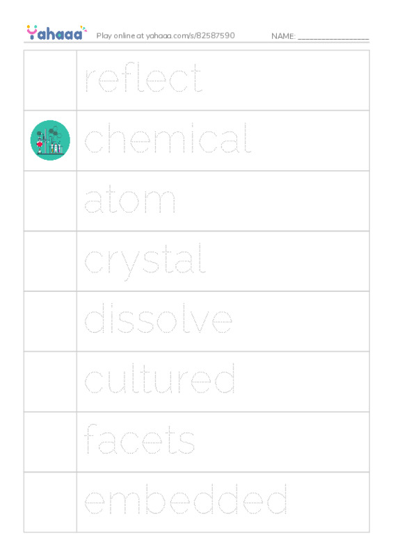 RAZ Vocabulary V: Gems Treasures from the Earth PDF one column image words
