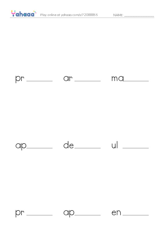 RAZ Vocabulary V: In the Name of Discovery PDF worksheet to fill in words gaps