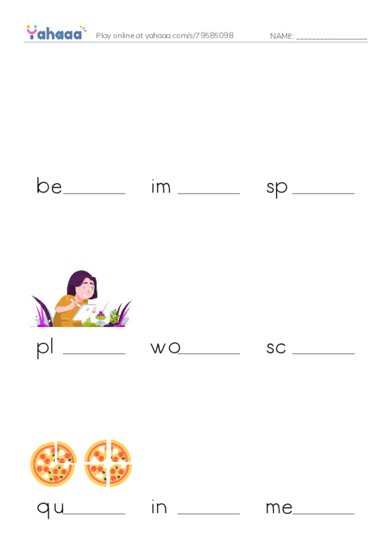 RAZ Vocabulary V: Jazz Greats PDF worksheet to fill in words gaps