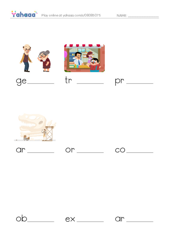 RAZ Vocabulary V: Prehistoric Trade PDF worksheet to fill in words gaps