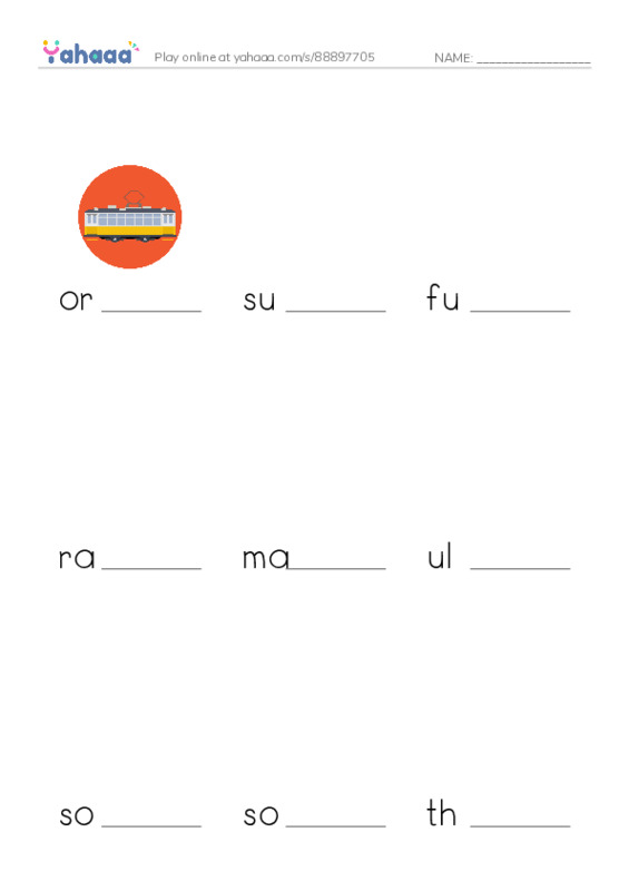 RAZ Vocabulary V: The Sun PDF worksheet to fill in words gaps