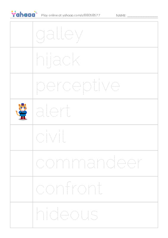 RAZ Vocabulary V: Treasure in the Puget Sound PDF one column image words