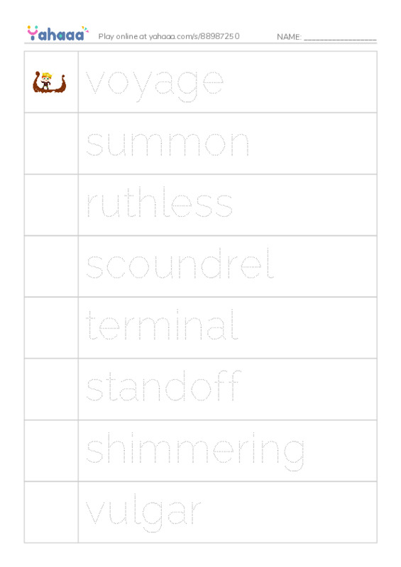 RAZ Vocabulary V: Treasure in the Puget Sound2 PDF one column image words