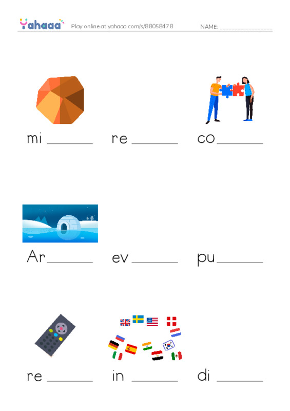 RAZ Vocabulary V: Who Owns the North Pole PDF worksheet to fill in words gaps