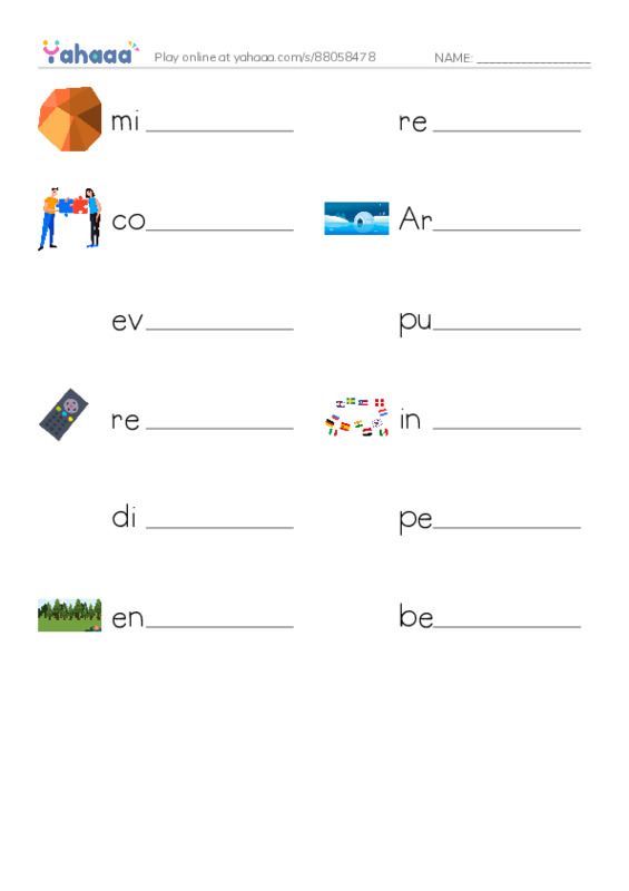 RAZ Vocabulary V: Who Owns the North Pole PDF worksheet writing row