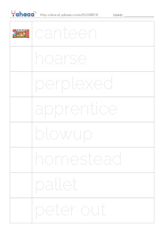 RAZ Vocabulary W: Adventure in Bear Valley PDF one column image words