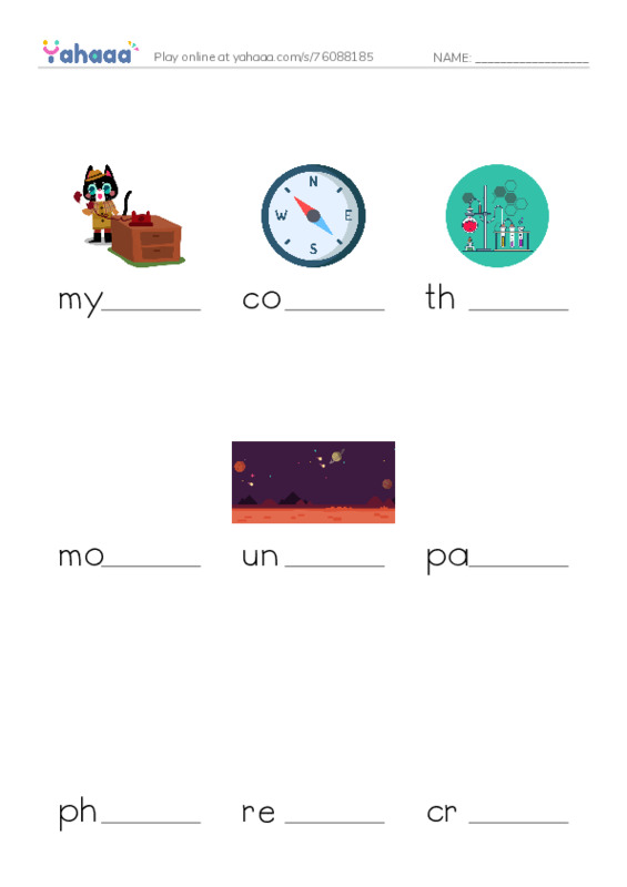 RAZ Vocabulary W: Albert Einstein PDF worksheet to fill in words gaps