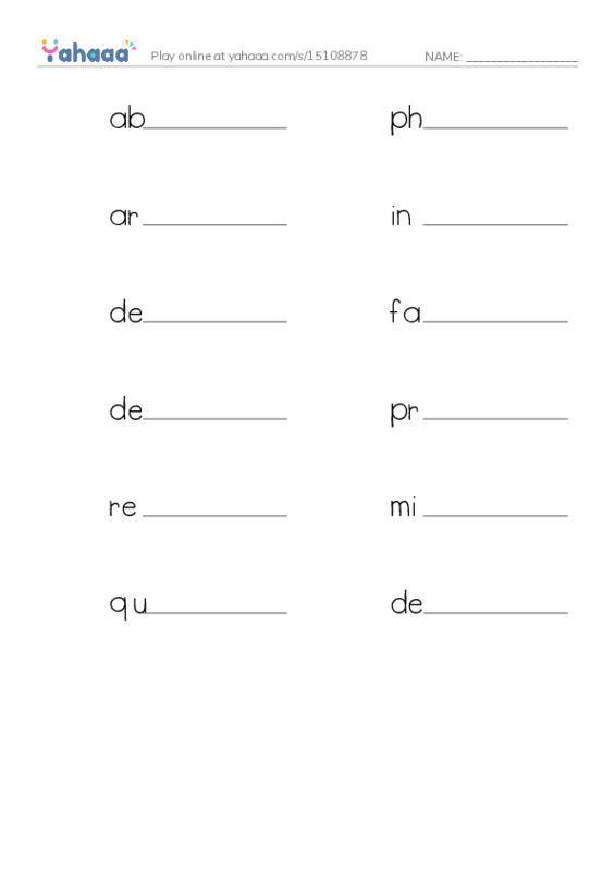 RAZ Vocabulary W: Alberto Salazar An American Runner PDF worksheet writing row