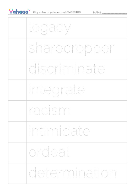RAZ Vocabulary W: American Sports Legends PDF one column image words