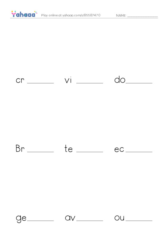 RAZ Vocabulary W: Climbing Mountains PDF worksheet to fill in words gaps