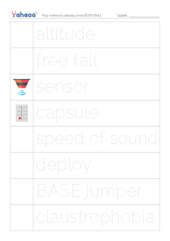 RAZ Vocabulary W: Fearless Felix PDF one column image words