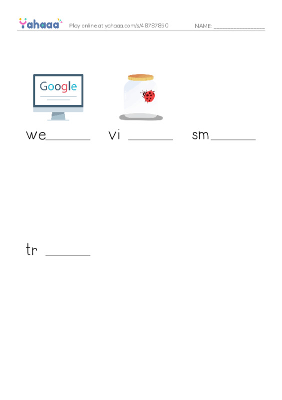 RAZ Vocabulary W: HighTech Treasure Hunt2 PDF worksheet to fill in words gaps