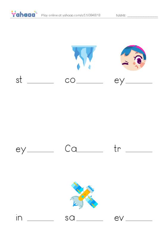 RAZ Vocabulary W: Hurricanes PDF worksheet to fill in words gaps