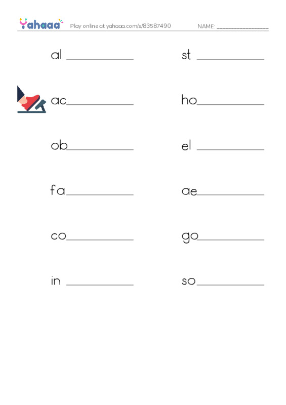 RAZ Vocabulary W: Joe Kittinger An Unsung Hero PDF worksheet writing row