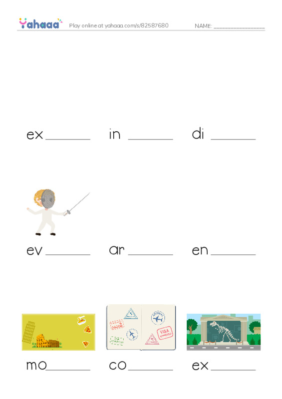 RAZ Vocabulary W: The Smithsonian Institution PDF worksheet to fill in words gaps